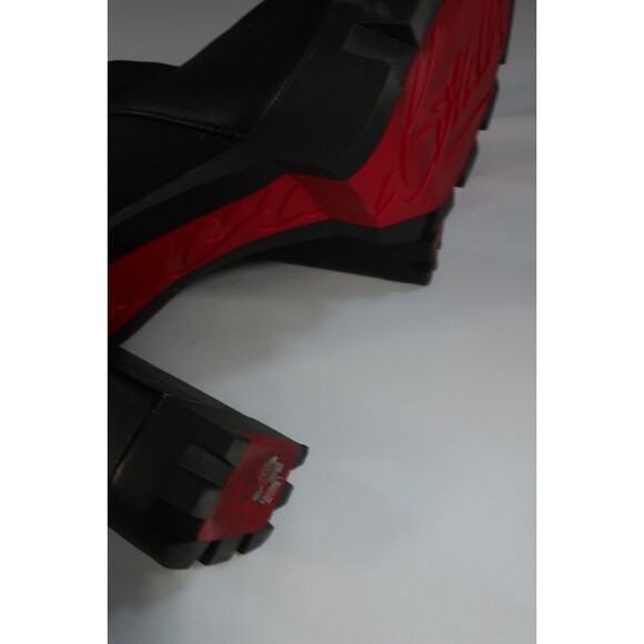 Christian Louboutin CL Chelsea Lug 100 Black Leather Ankle Boots Size 36 US 5 6 - Picture 8 of 15